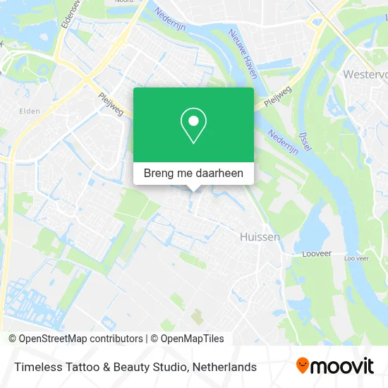 Timeless Tattoo & Beauty Studio kaart