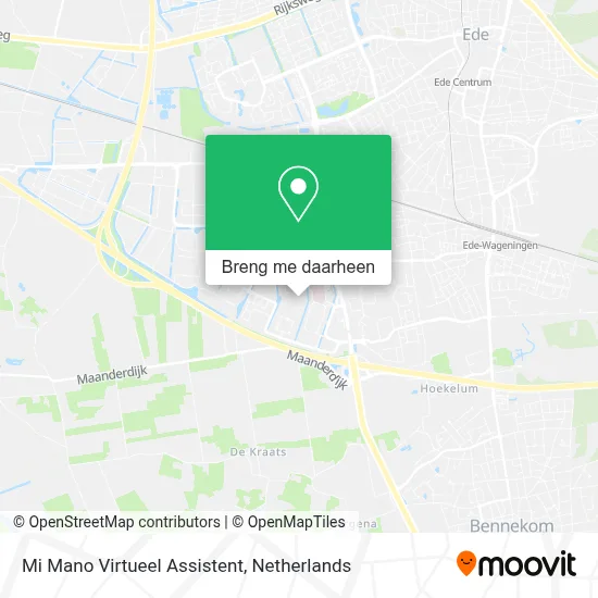 Mi Mano Virtueel Assistent kaart