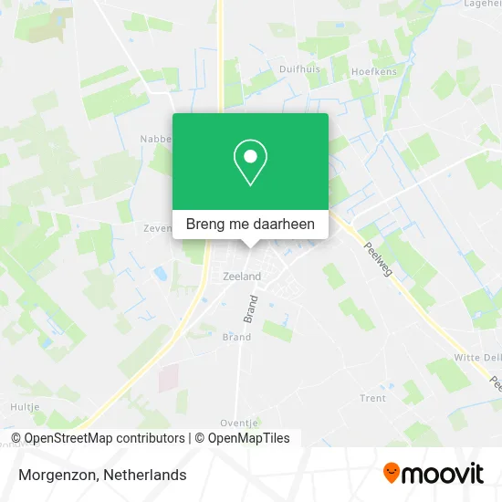 Morgenzon kaart