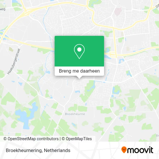 Broekheurnering kaart