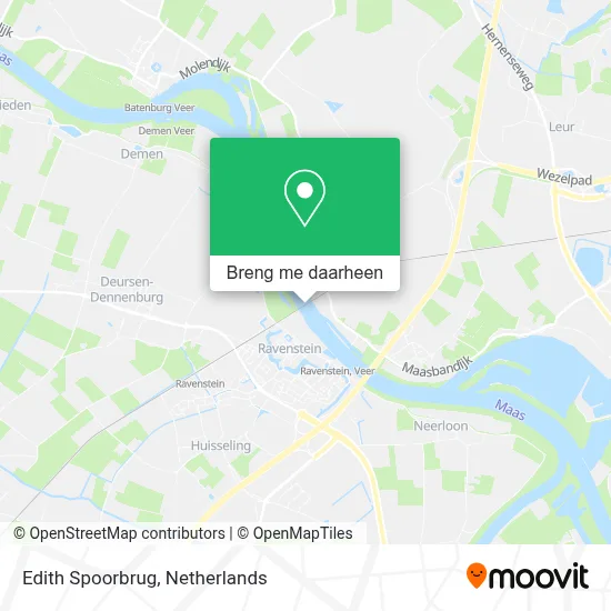 Edith Spoorbrug kaart