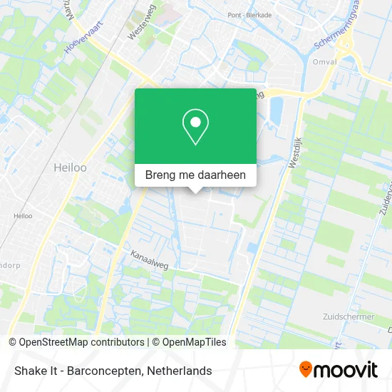 Shake It - Barconcepten kaart