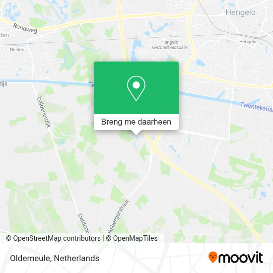 Oldemeule kaart