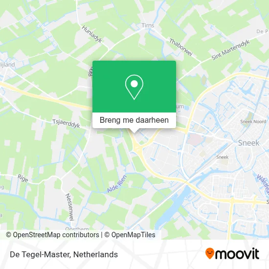 De Tegel-Master kaart