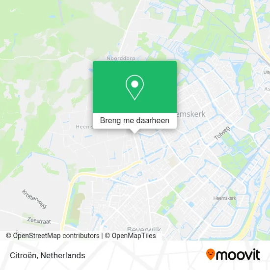 Citroën kaart