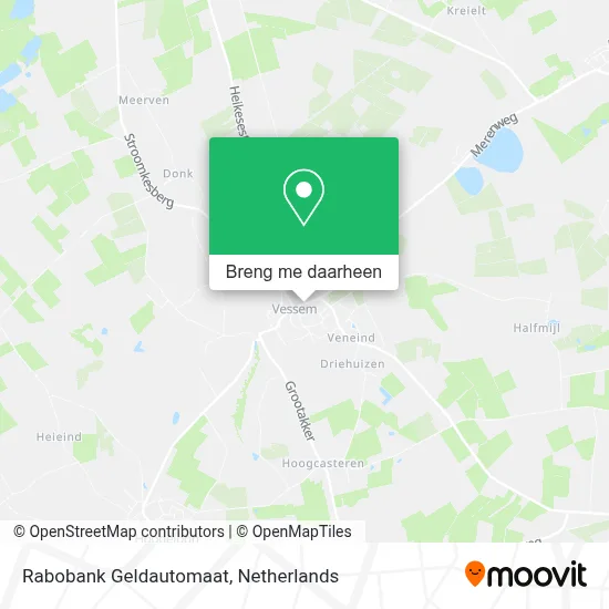Rabobank Geldautomaat kaart