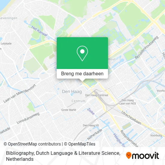 Bibliography, Dutch Language & Literature Science kaart