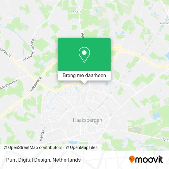 Punt Digital Design kaart