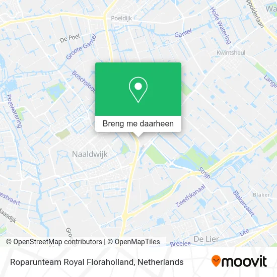 Roparunteam  Royal Floraholland kaart