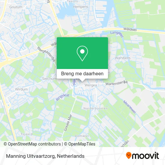 Manning Uitvaartzorg kaart