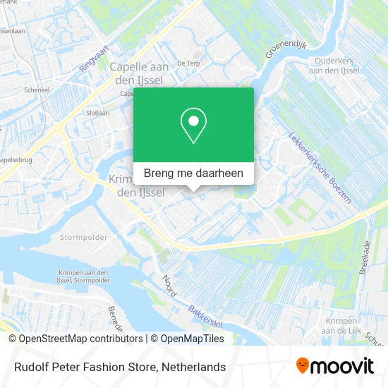 Rudolf Peter Fashion Store kaart