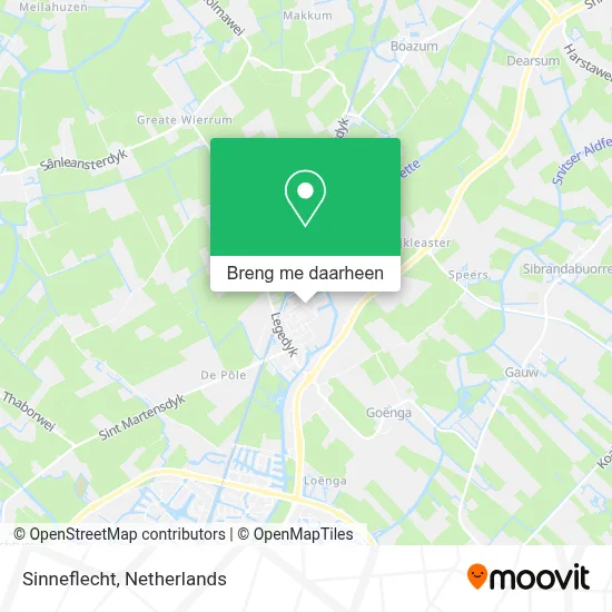 Sinneflecht kaart