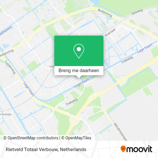 Rietveld Totaal Verbouw kaart