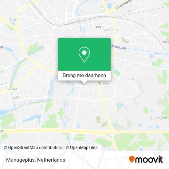 Manageplus kaart