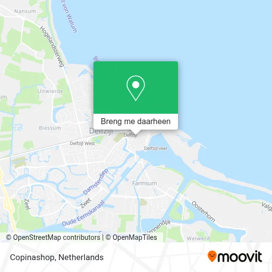 Copinashop kaart