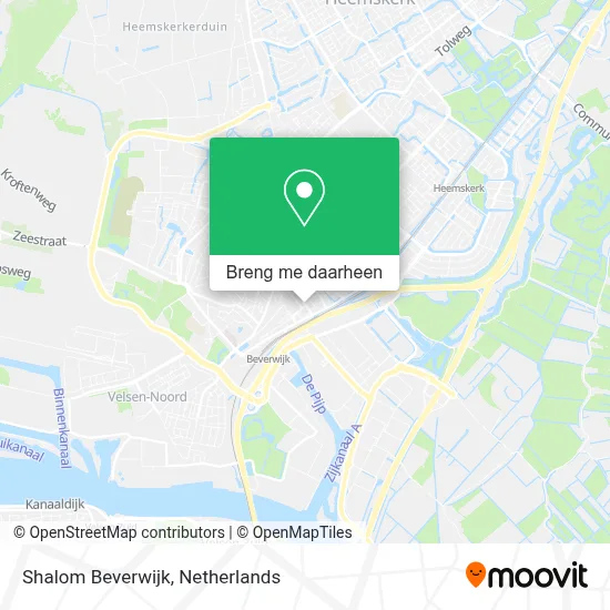 Shalom Beverwijk kaart