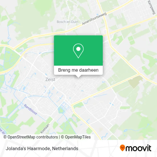 Jolanda's Haarmode kaart