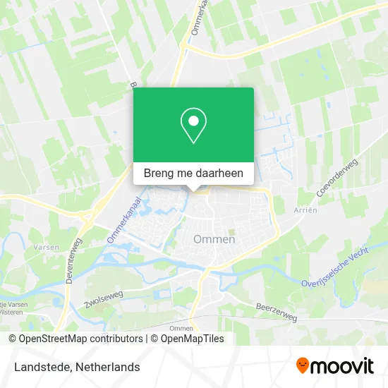 Landstede kaart
