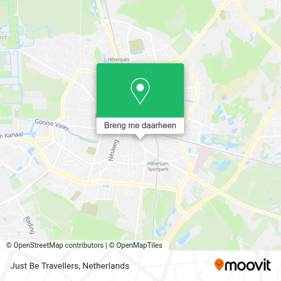 Just Be Travellers kaart