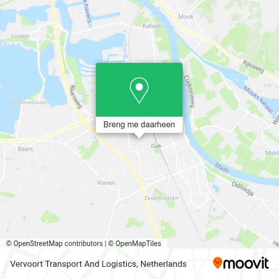 Vervoort Transport And Logistics kaart