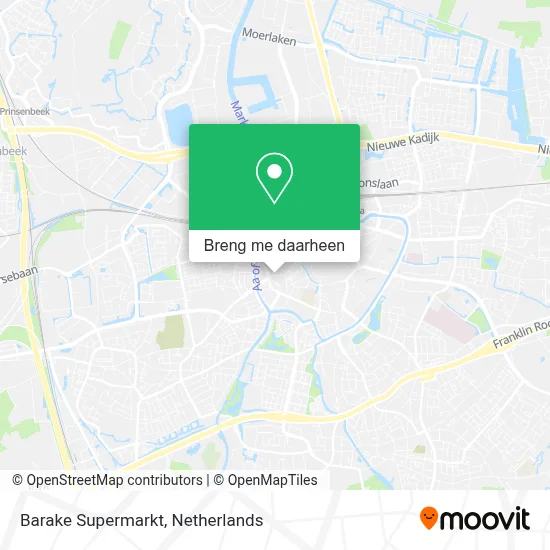 Barake Supermarkt kaart