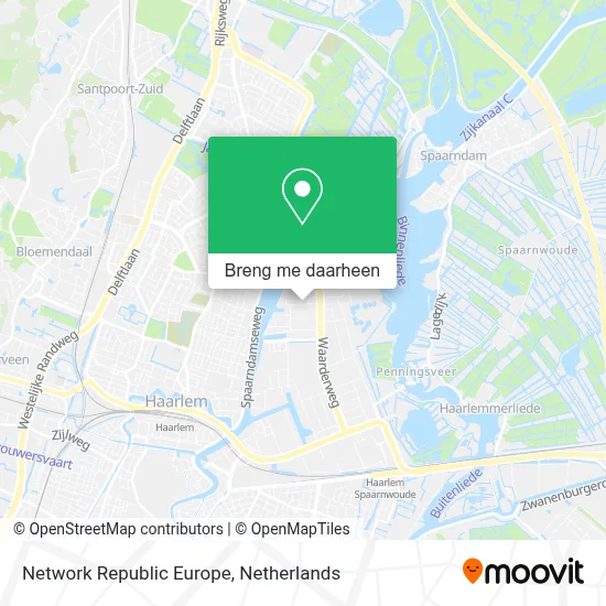 Network Republic Europe kaart