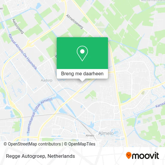 Regge Autogroep kaart