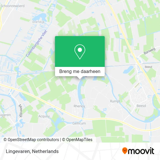 Lingevaren kaart