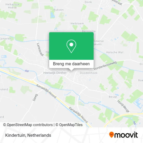 Kindertuin kaart