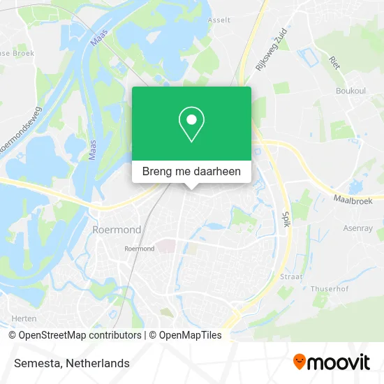 Semesta kaart