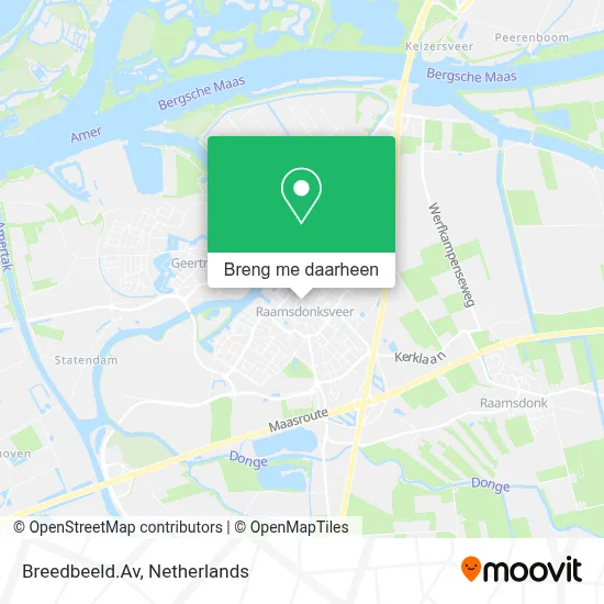 Breedbeeld.Av kaart