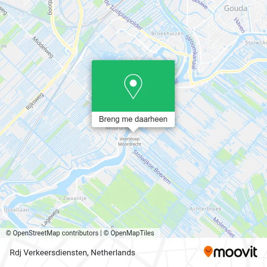 Rdj Verkeersdiensten kaart