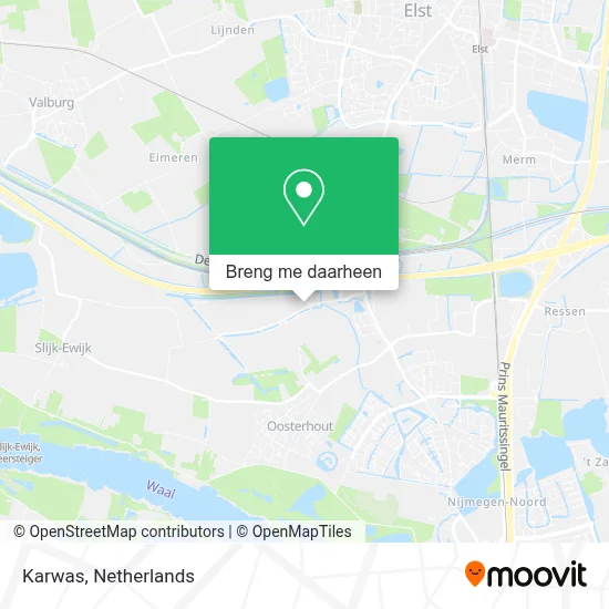 Karwas kaart