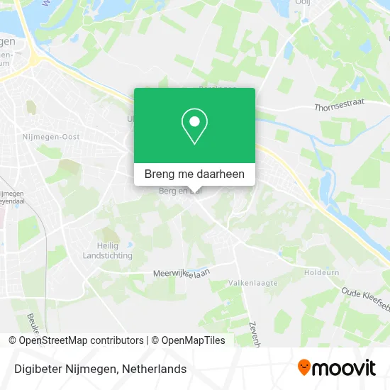 Digibeter Nijmegen kaart