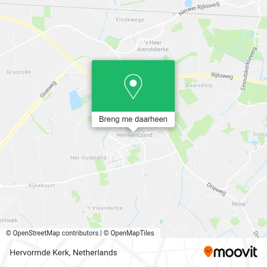 Hervormde Kerk kaart