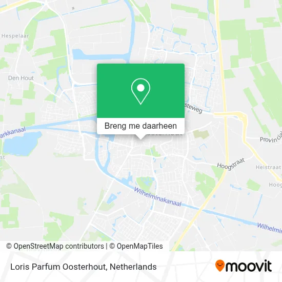 Loris Parfum Oosterhout kaart