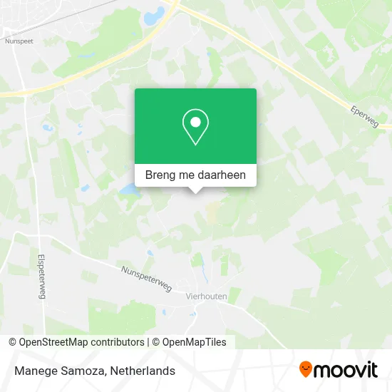 Manege Samoza kaart