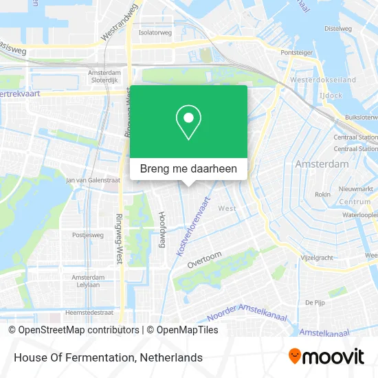 House Of Fermentation kaart