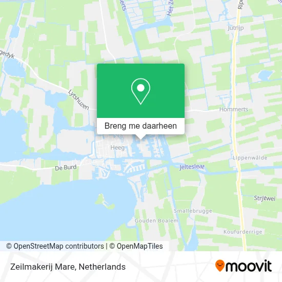 Zeilmakerij Mare kaart