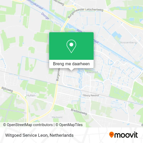 Witgoed Service Leon kaart