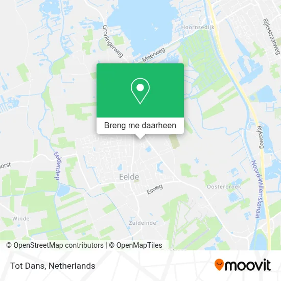 Tot Dans kaart