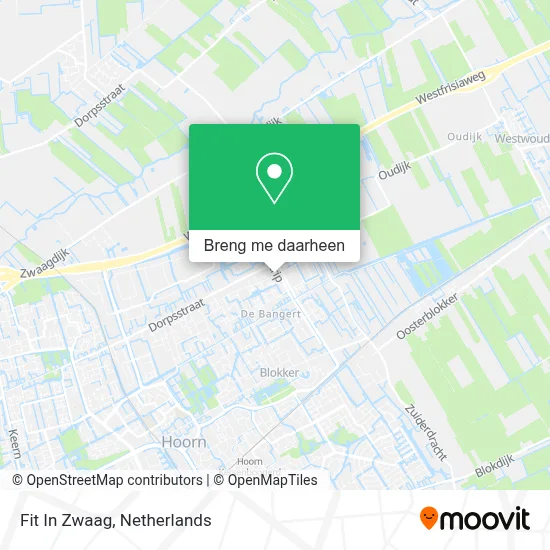 Fit In Zwaag kaart