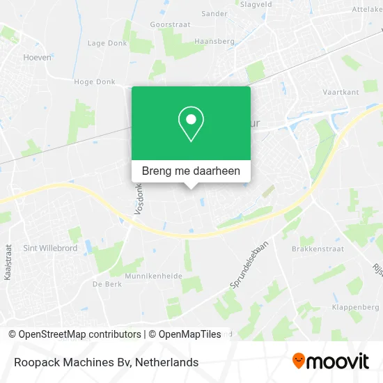 Roopack Machines Bv kaart