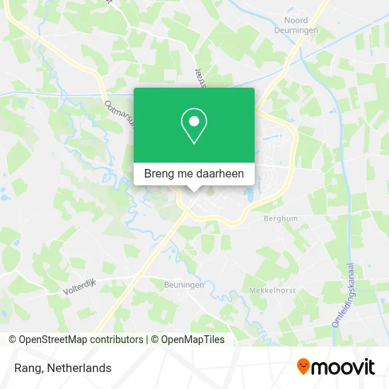 Rang kaart