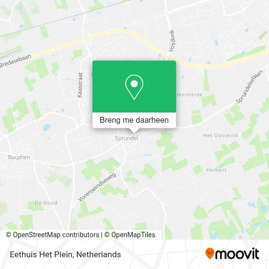 Eethuis Het Plein kaart