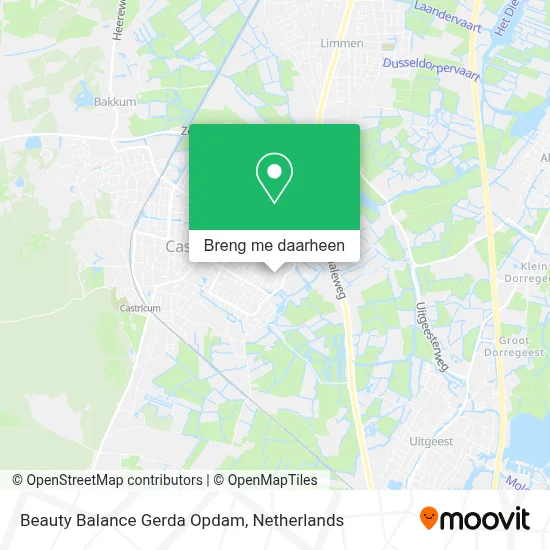 Beauty Balance Gerda Opdam kaart