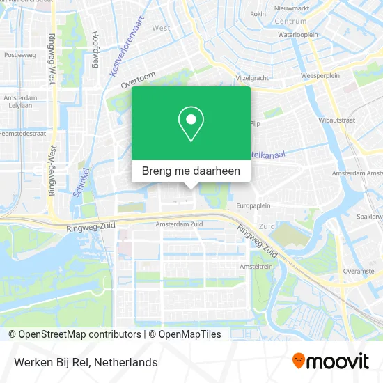 Werken Bij Rel kaart