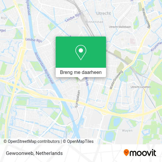 Gewoonweb kaart