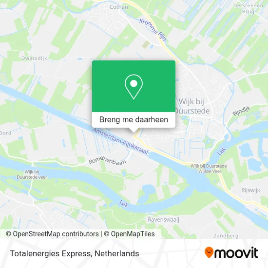 Totalenergies Express kaart