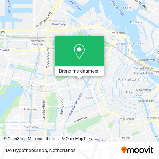 De Hypotheekshop kaart
